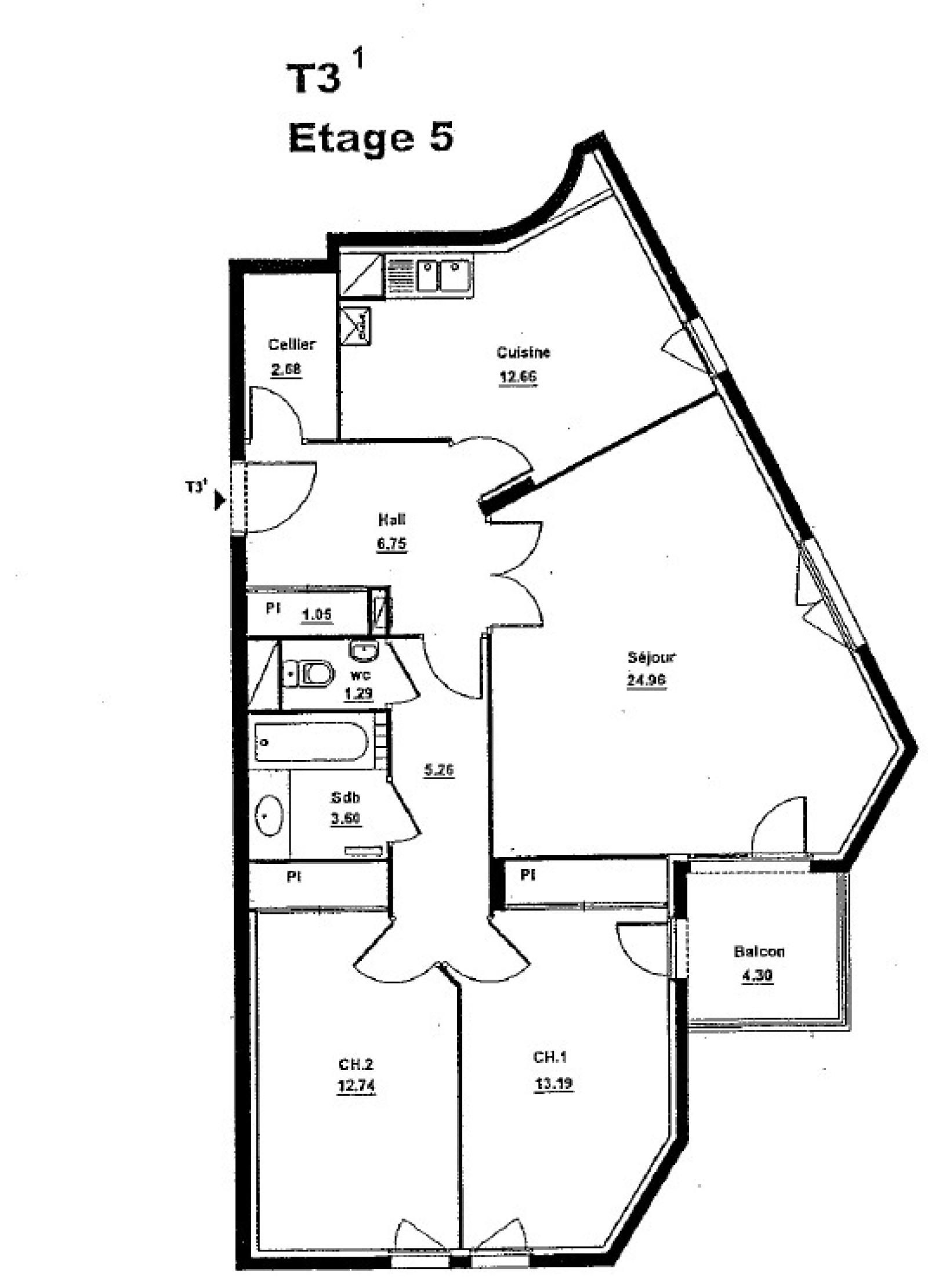 Image_, Appartement, Villeurbanne, ref :00773