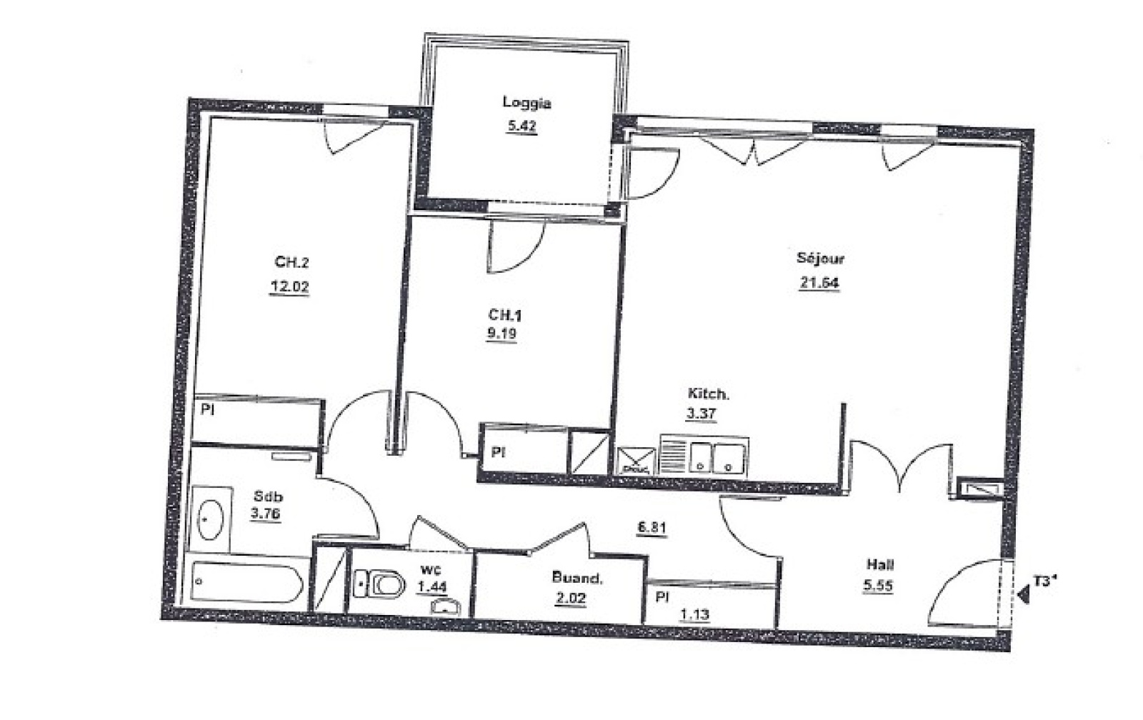 Image_, Appartement, Villeurbanne, ref :01329